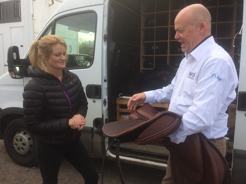 equestrian news the equestrian index anna and david WOW saddles