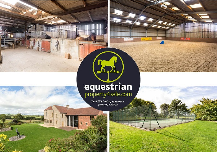 equestrian property for sale derbyshire Oct 2018
