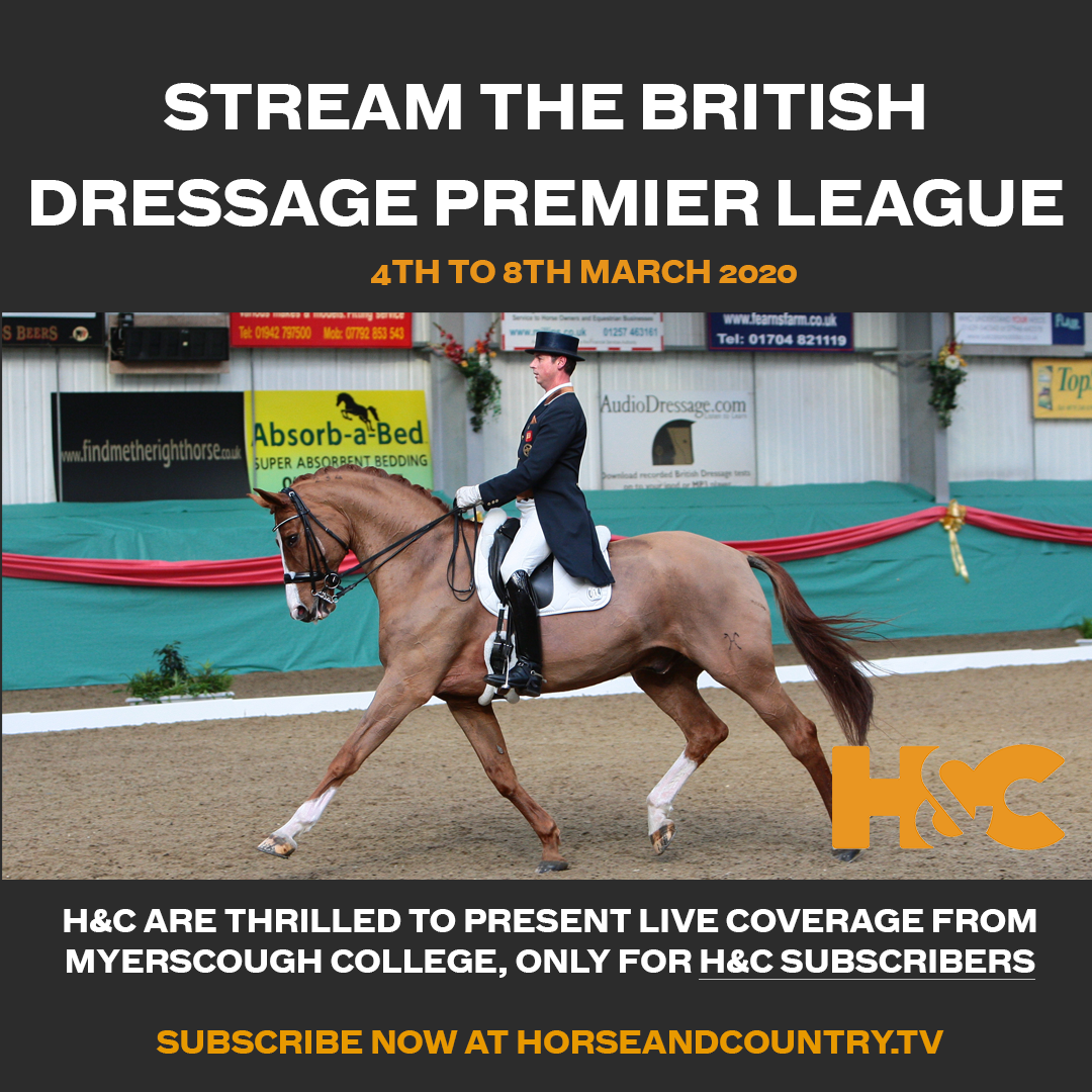 British Dressage partnership with horse and country tv horse & Country TV british dressage